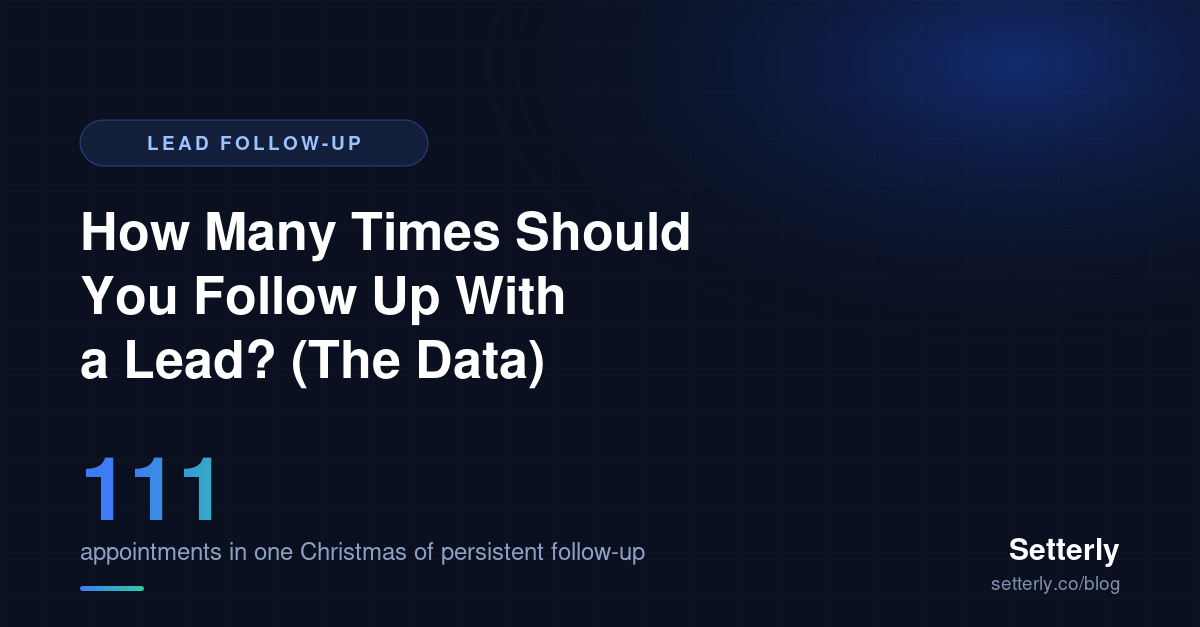 How Many Times Should You Follow Up With a Lead?