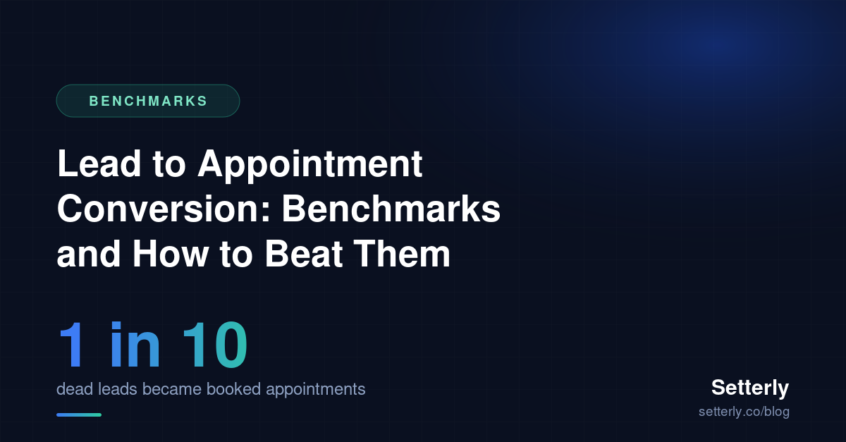 What Is a Good Lead to Appointment Conversion Rate?